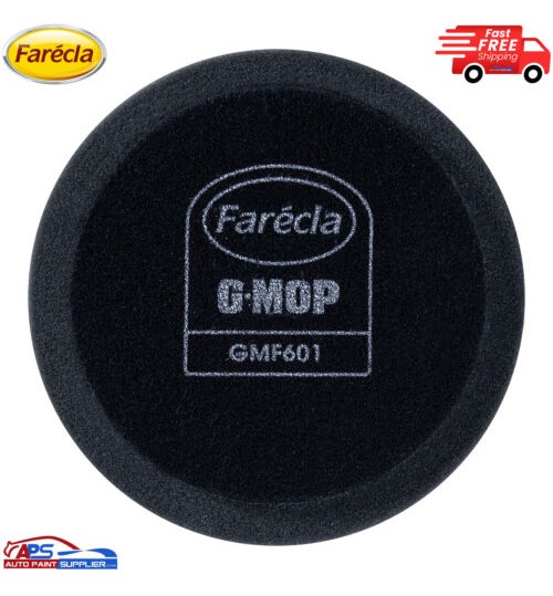 GMF601 Farecla GMop Finishing Polish Foam 2 Pack 6" Black Hook & Loop-[150mm]